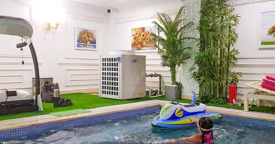 Bơm nhiệt heat pump bể bơi